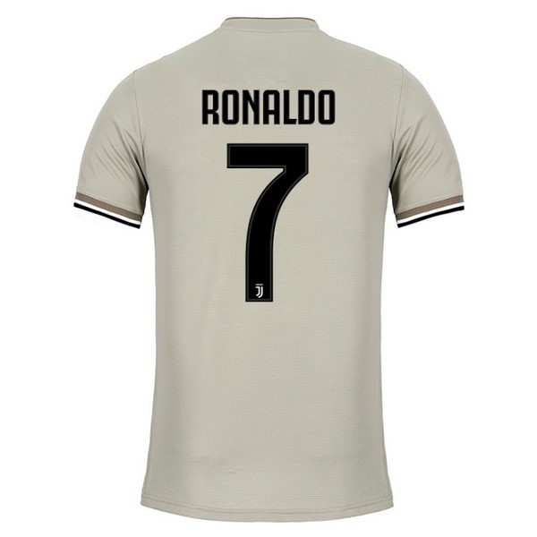 Camiseta Juventus NO.7 Ronaldo Segunda 2018-2019 Marron